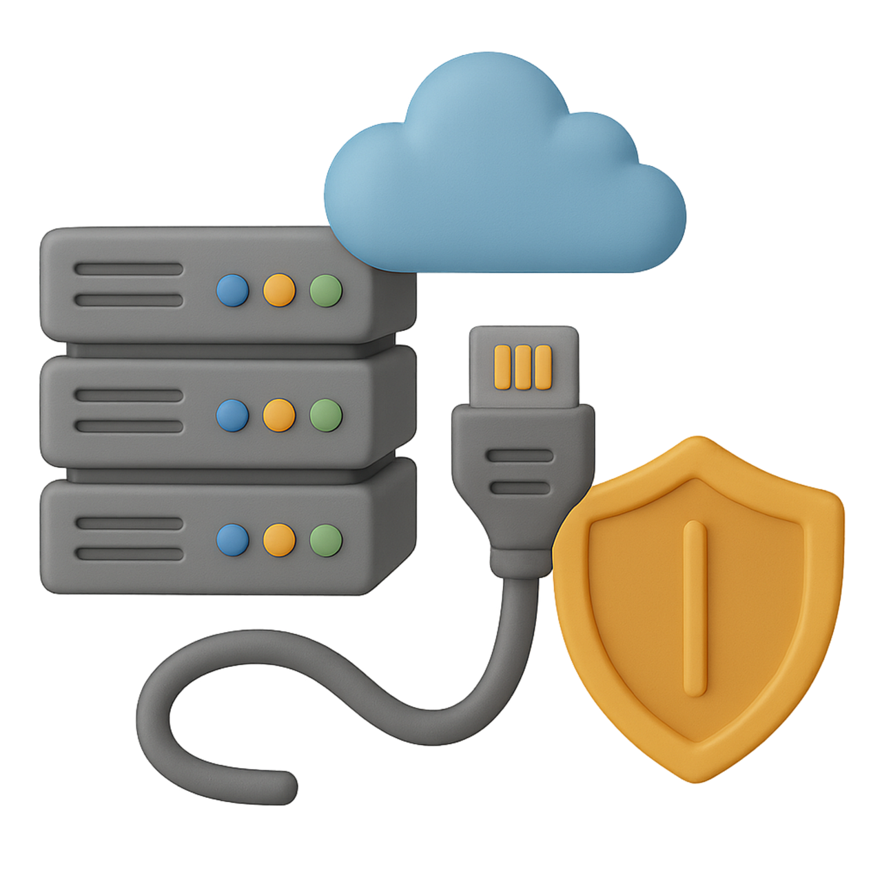 server, data, network, technology, security, shield, protection, cable, digital, infrastructure, hosting, database, information, system, computing, internet, storage, cloud computing, cutout, ai generated